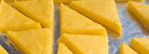 запеченная полента с пармезаном. Шаг 8