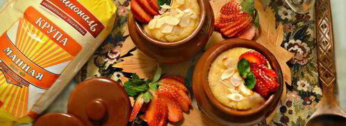 гурьевская каша на топленом молоке. Шаг 6