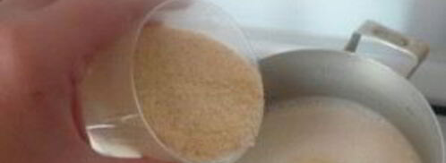 густая манная каша. Шаг 3