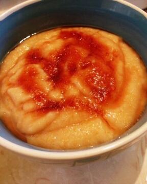 Каша манная с яблоками