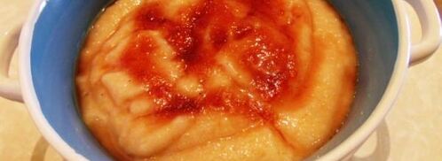 каша манная с яблоками. Шаг 4