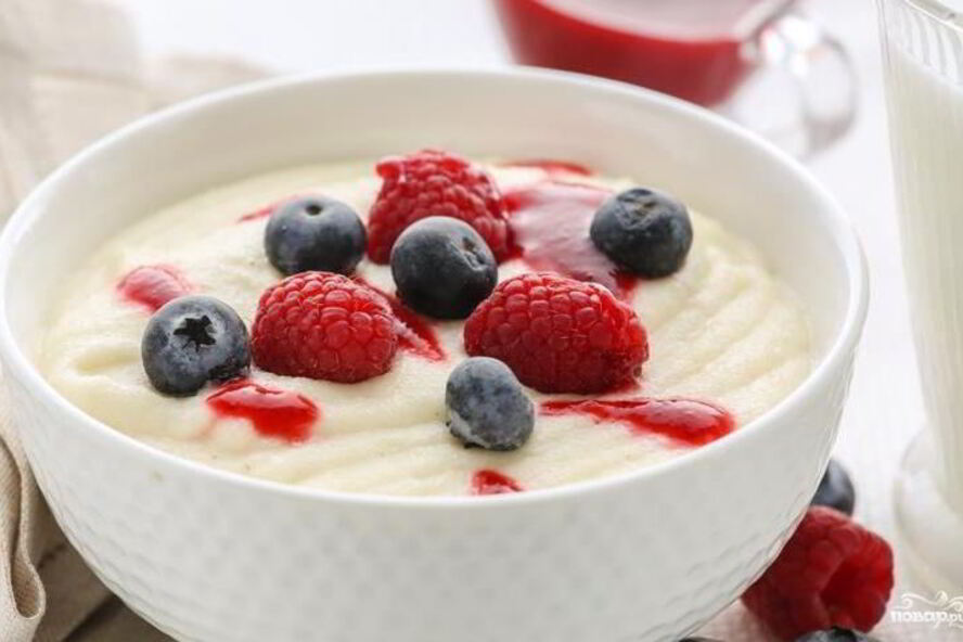 Рецепт манной каши без комочков