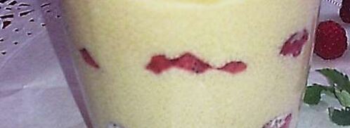 манная каша на ряженом молоке с малиной. Шаг 6