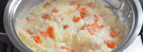 манная каша с тыквой. Шаг 7