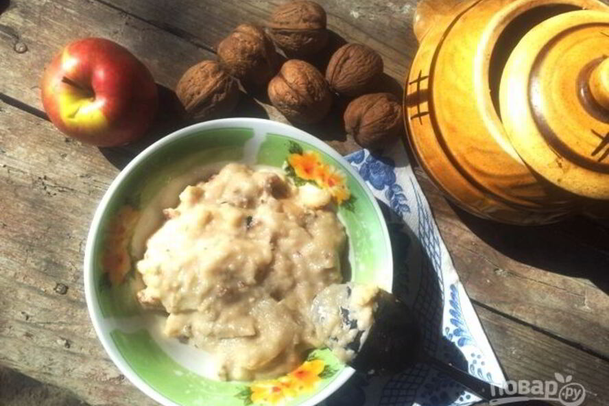 Рецепт манной каши в духовке