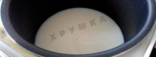 манная каша в мультиварке на молоке и воде. Шаг 3