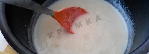 манная каша в мультиварке на молоке и воде. Шаг 6