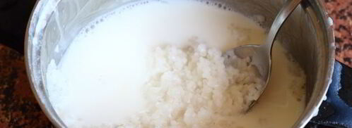 молочная каша из риса и манки. Шаг 7