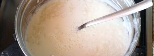 молочная каша из риса и манки. Шаг 9