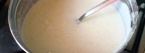 молочная каша из риса и манки. Шаг 11