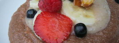 шоколадная манная каша с банановым соусом. Шаг 5