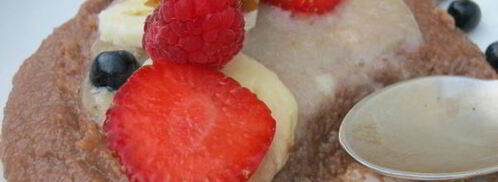 шоколадная манная каша с банановым соусом. Шаг 6