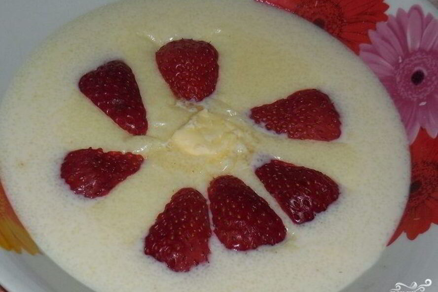 Рецепт вкусной манной каши на молоке