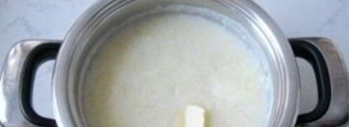 молочная каша из риса и пшена. Шаг 7