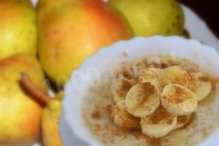 Рецепт грушевой овсяной каши