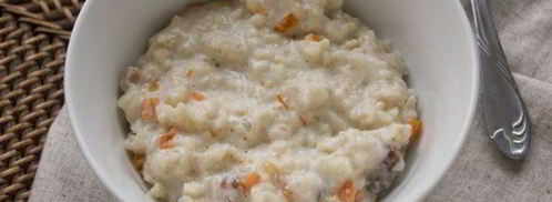 овсяная каша на молоке с тыквой и изюмом. Шаг 13