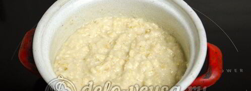 овсяная каша на воде. Шаг 4