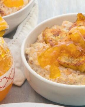 Овсяная каша с бананами