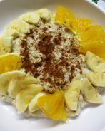 Овсяная каша с корицей