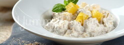 овсянка с йогуртом и апельсином. Шаг 4