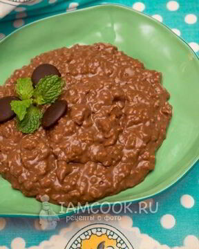 Шоколадная овсяная каша