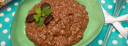 шоколадная овсяная каша. Шаг 8