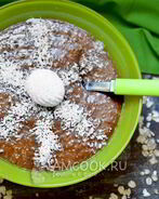 Веганская овсянка с кэробом