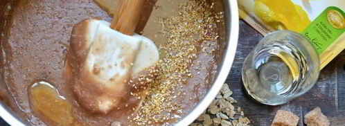 веганская овсянка с кэробом. Шаг 7