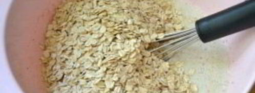 запеченная овсянка с черникой и бананом. Шаг 5