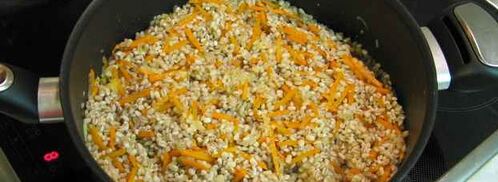 каша перловая в итальянском стиле. Шаг 20