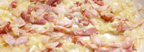 перловая каша с грибами и беконом. Шаг 3