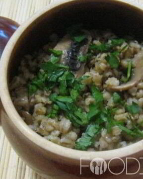 Перловая каша с грибами