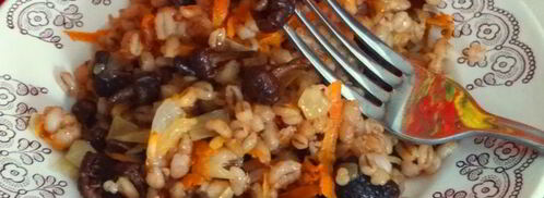 перловая каша с опятами. Шаг 9