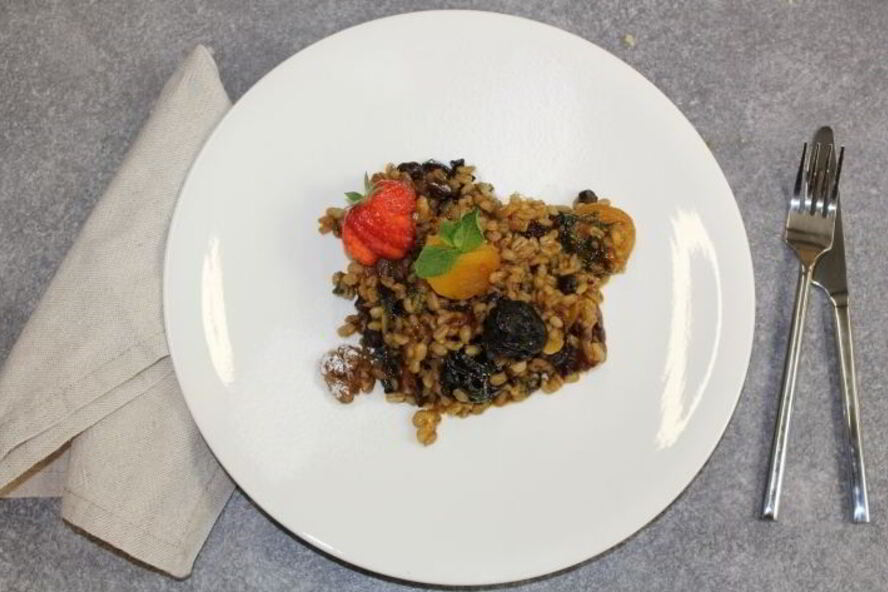 Рецепт перловой каши с сухофруктами