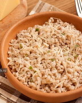 Перловая каша с сыром