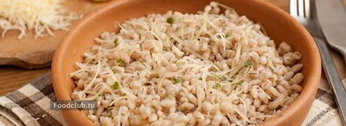 перловая каша с сыром. Шаг 7