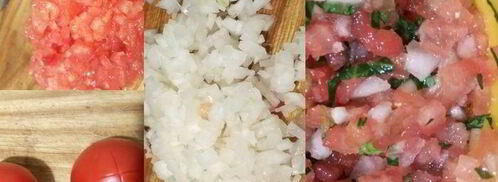 перловая каша с тушеной говядиной и конкассе из томатов. Шаг 6