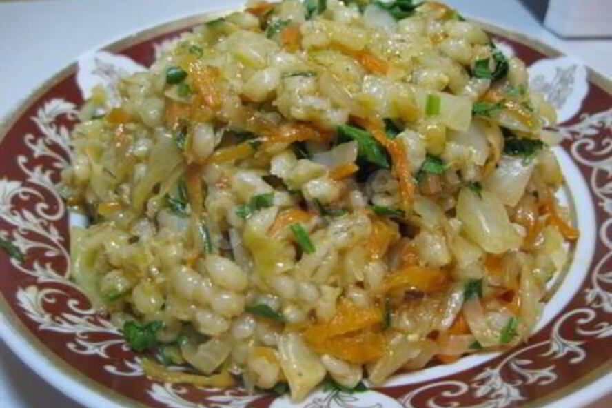 Рецепт перловки с квашеной капустой