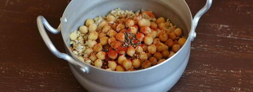 перловка с нутом и куриной грудкой. Шаг 9