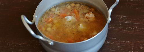 перловка с нутом и куриной грудкой. Шаг 10