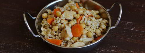 перловка с нутом и куриной грудкой. Шаг 11