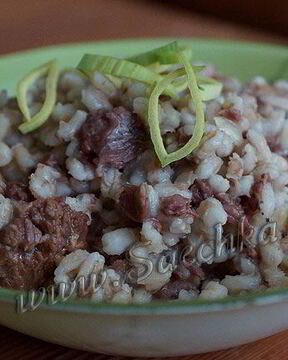 Перловка с тушенкой в мультиварке Steba