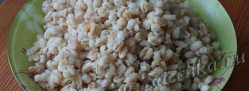 перловка с тушенкой в мультиварке steba. Шаг 6