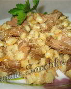 Перловка с тушенкой