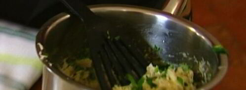 перловка с зеленью и сыром. Шаг 6