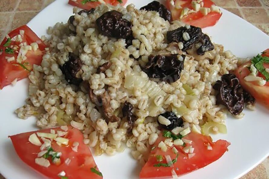 Рецепт перловки со строчками