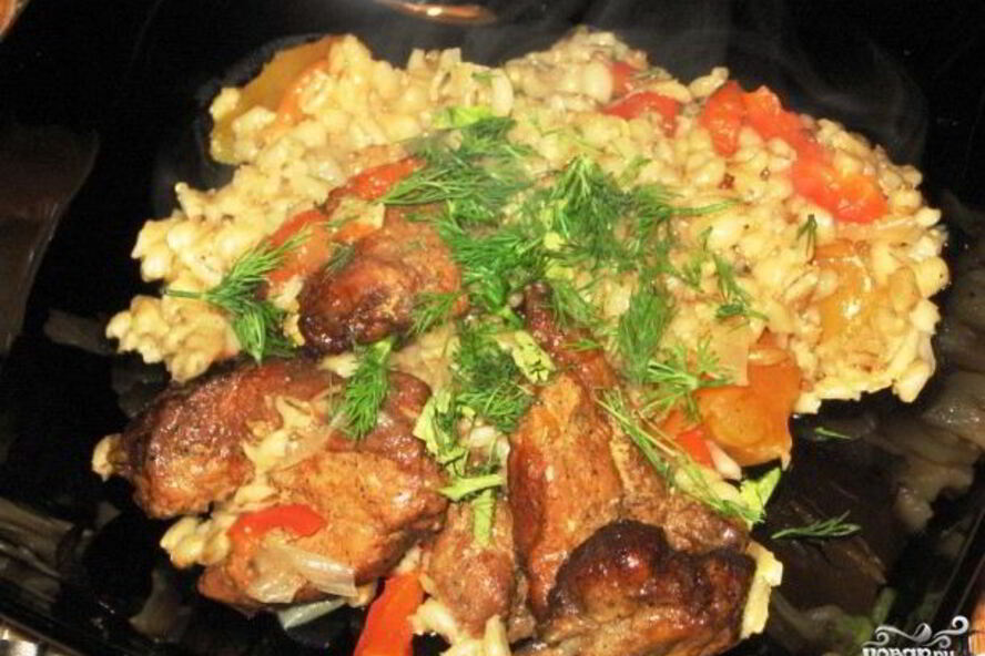 Рецепт перловки в горшочке с курицей