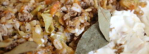 вкусная перловая каша с мясным фаршем и овощами. Шаг 9