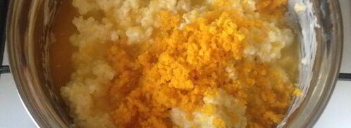 апельсиновая пшенная каша с карамельным бананом. Шаг 4