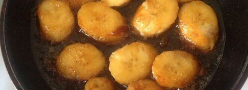 апельсиновая пшенная каша с карамельным бананом. Шаг 6